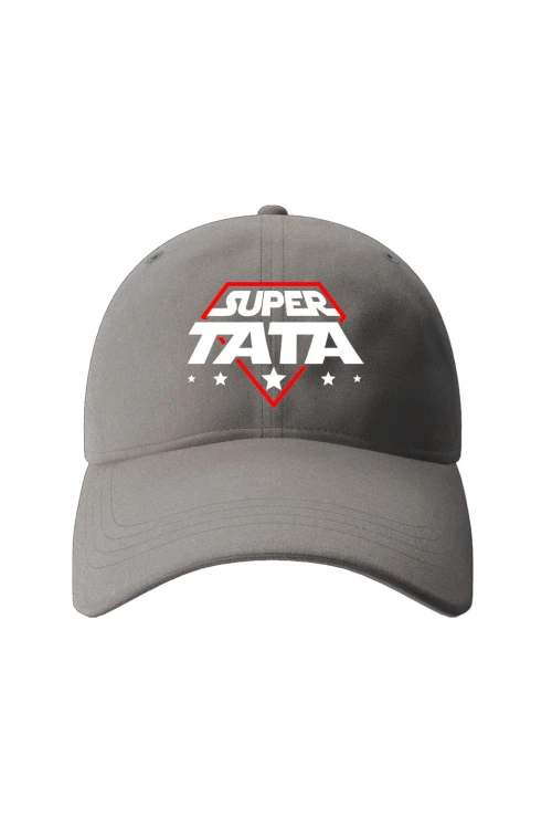 Czapka z daszkiem SUPER gwiezdny TATA - szara
