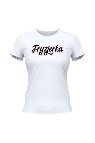 Koszulka damska Fryzjerka napis